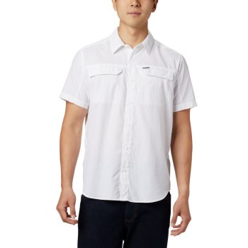 Columbia Muške Košulje - Silver Ridge 2.0 Short Sleeve Tall Bijele | JFTO-80571